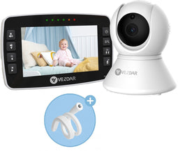 Vendar® WA43AK - Video babyfoon - Nachtzicht & Zoom - Wit