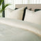 Kayori Elin - Dekbedovertrek Katoensatijn 140x200-220 cm - Luxe en zacht - Offwhite