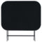 vidaXL - Tuintafel - inklapbaar - 100x75x72 - cm - glas - en - staal - grijs