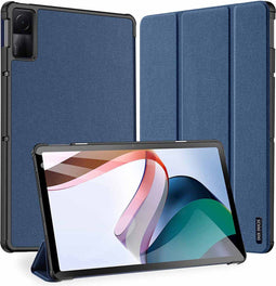 Dux Ducis Xiaomi Redmi Pad - Domo Bookcase Hardcase - Kunstleder met standaard - Donkerblauw