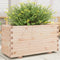vidaXL - Plantenbak - 90x40x49,5 - cm - massief - grenenhout
