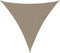 vidaXL - Zonnescherm - driehoekig - 3x3x3 - m - oxford - stof - taupe