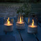 Brilliant Bougie Batterij - Tafellamp - LED - Flickering Candle Light Set - Grijs/Smoke - IP44