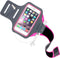 Mobiparts Comfort Fit Sport Armband - Geschikt voor iPhone 6/6S/7/8 - Lichtgewicht ademend materiaal - Neon Roze