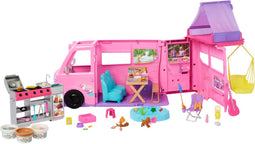 Barbie Droomcamper - Speelset met 7 speelplekken en 60+ accessoires - Multicolor
