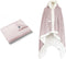 Linnick Flanel Fleece Deken + Hoodie met Capuchon Croco - light pink - 140x200cm - 130x180cm - Plaid