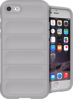 iMoshion Hoesje Geschikt voor iPhone 7 / 8 / SE (2020) / SE (2022) Hoesje Siliconen - iMoshion EasyGrip Backcover - Grijs