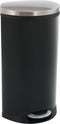EKO - Shell Bin pedaalemmer 30 liter - steel Plastic - zwart - Prullenbak