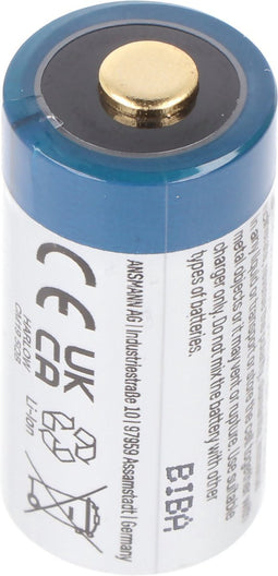 16x CR123 Een Li-ionbatterij met 3,7 volt, 760 mAh capaciteit inclusief batterijbox ideaal voor Arlo bewakingscamera, LED-zaklampen