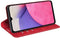 Just in Case Samsung Galaxy A53 - Wallet Case - Magnetische sluiting en pasjesvakjes - Rood