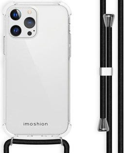 iMoshion Hoesje Geschikt voor iPhone 13 Pro Hoesje Met Koord - iMoshion Backcover met koord - Transparant