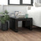 vidaXL - Salontafel - 50x50x35 - cm - bewerkt - hout - wit