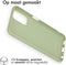 iMoshion Hoesje Geschikt voor Samsung Galaxy A13 (4G) Hoesje Siliconen - iMoshion Color Backcover - groen