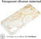 imoshion Hoesje Geschikt voor Nothing Phone (2) Hoesje Siliconen - imoshion Design hoesje - Meerkleurig / Golden Leaves Transparant