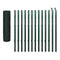 vidaXL - Euro - hek - 25x1,7 - m - staal - groen