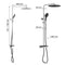 EISL GRANDE VITA - Hoofddouche set - Thermostatische mengkraan - Chroom-zwart
