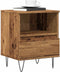 vidaXL - Nachtkastje - 40x35x50 - cm - bewerkt - hout - oud - houtkleurig