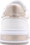 Guess Tokyo - Lage Dames Sneakers - Gouden Details - Wit/Goud