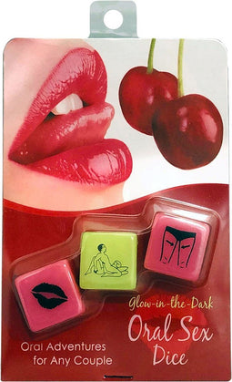 Kheper Games BG.R127 - Glow-in-the-Dark Oral Sex Dice