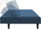 vidaXL - Slaapbank - 2-zits - fluweel - blauw