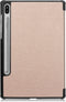 3-Vouw sleepcover hoes - Geschikt voor Samsung Galaxy Tab S6 - Goud