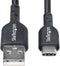 Startech.com 30cm USB-A naar USB-C Laadkabel - Opladen & Synchroniseren - Fast Charge 3A - Zwart