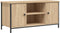vidaXL - Tv-meubel - 100x40x50 - cm - bewerkt - hout - sonoma - eikenkleurig