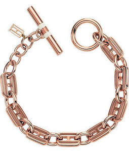 Tommy Hilfiger Classic Signature - Armband - IP-gecoat - Roségoud - 21.5 cm