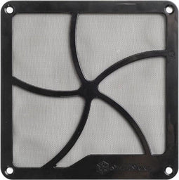 Silverstone FF122 - Overige - ABS kunststof - Zwart/Zilver - 120x120x3 mm