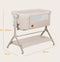 Lionelo Leonie Plus - Co-Sleeper 3 in 1 Wieg - Hoogteverstelling 6 Niveaus - Schommelfunctie - Grijs