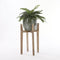 Mica Decorations Ascot Plantenstandaard - L33 x B33 x H89 cm - Hout - Lichtbruin