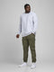 JACK&JONES PLUS JPSTPAUL JJFLAKE CARGO BROEK - Gulp met rits - Normale rise - Olijf (W42 X L32)