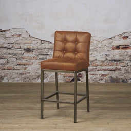 SIDD Vasco barstool - fabric amazon 9 cognac