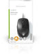 Nedis MSWD110BK - Bekabelde muis - 6 knoppen 3600dpi - Zwart