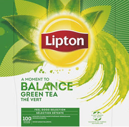 Lipton Feel Good Selection Green Tea - Groene Thee - 100 theezakjes - Grootverpakking