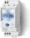 Finder 12.A1.8.230.0000 Schakelklok voor DIN-rails 230 V/AC Astronomisch, Weekprogramma