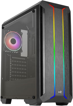 Aerocool Skyline ARGB - Midi Tower PC - 120mm ARGB fan - Zwart