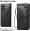 imoshion Hoesje Geschikt voor Samsung Galaxy S24 Ultra Hoesje Met Pasjeshouder - imoshion Mandala Bookcase - Zwart