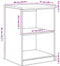 vidaXL - Garagekast - 60x51x85 - cm - massief - grenenhout - grijs - sonoma