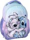 Disney Stitch en Angel Rugzak Meisjes 2 Vakken Premium Quality - Hoogte 44cm