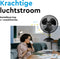 BRASQ Tafelventilator F400 - 30 cm - 3 snelheden - Zwart