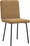 vidaXL - Eetkamerstoelen - 2 - st - fluweel - bruin