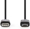 Nedis CCGB60750BK10 - USB-C 2.0-kabel - Snelle dataoverdracht en laden - Zwart