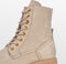 PS Poelman Mink - Veterboots - Suède Leren Nubuck - Beige Taupe - Maat 38