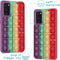 iMoshion Hoesje Geschikt voor Samsung Galaxy S20 FE Hoesje Siliconen - iMoshion Pop It Fidget Toy - Pop It hoesje - Rainbow