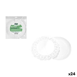 Dienbladenset Algon Cirkelvormig 20 cm 3 Onderdelen (24 Stuks)
