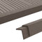 vidaXL - Terras - hoekplinten - 5 - st - 170 - cm - HKC - donkerbruin