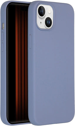 Accezz Liquid Silicone Backcover - MagSafe - Krasbestendig Schokbestendig - Grijs (iPhone 15 Plus)