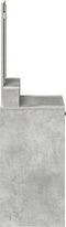 vidaXL - Kaptafel - met - lades, - Beton - Grijs, - 50x41x140 - cm