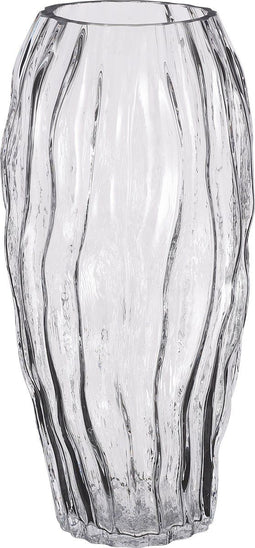 Mica Decorations Feline Vaas - H32 x Ø16 cm - Glas - Transparant